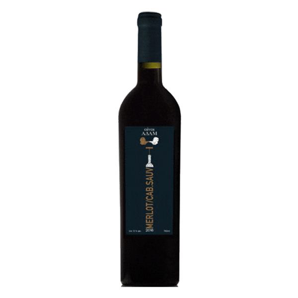 Οίνοι ΑΔΑΜ  Κόκκινο Ξηρό  Cabermet Sauvignon, Merlot 2017 750ml