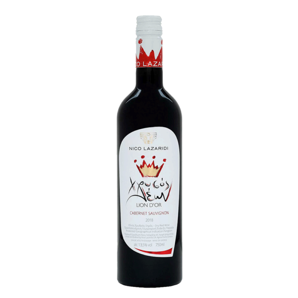 Chateau Nico Lazaridi Χρυσός Λέων 2019, Ερυθρός Ξηρό Cabernet Sauvignon, 750ml