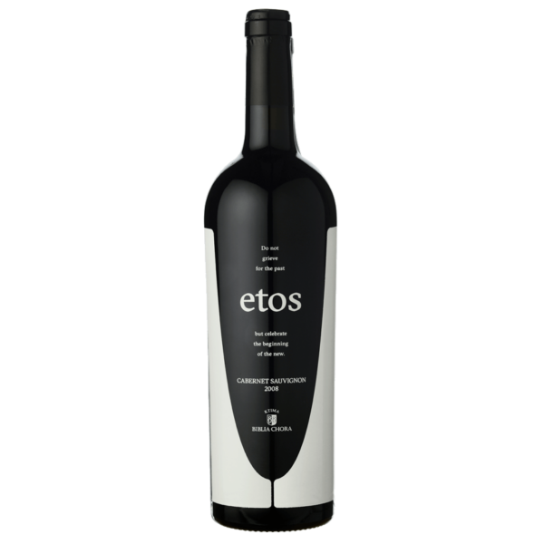 Κτήμα Βιβλία Χώρα etos Κόκκινο Ξηρό Cabernet Sauvignon 2008 750ml