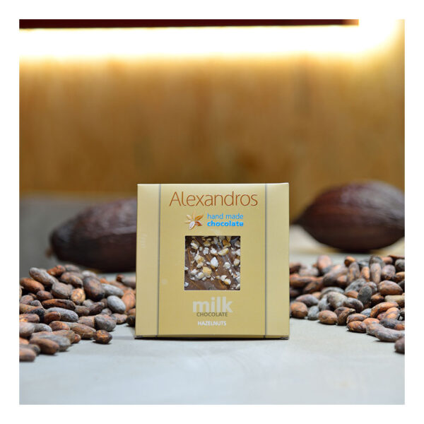 Alexandros Σοκολάτα Γάλακτος με Φουντούκι 90gr