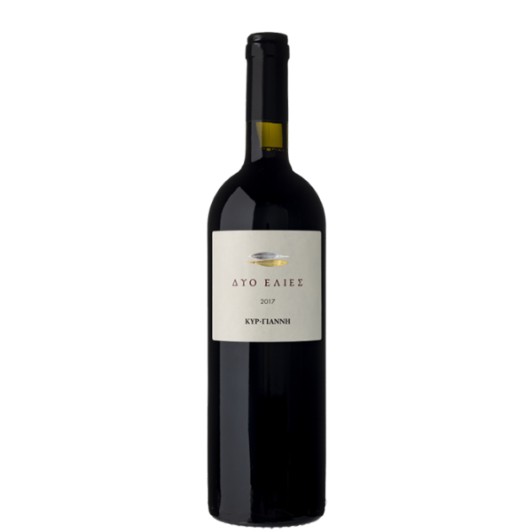 ΚΥΡ-ΓΙΑΝΝΗ Δύο Ελιές Κόκκινο Ξηρό Merlot Syrah 2017 750ml