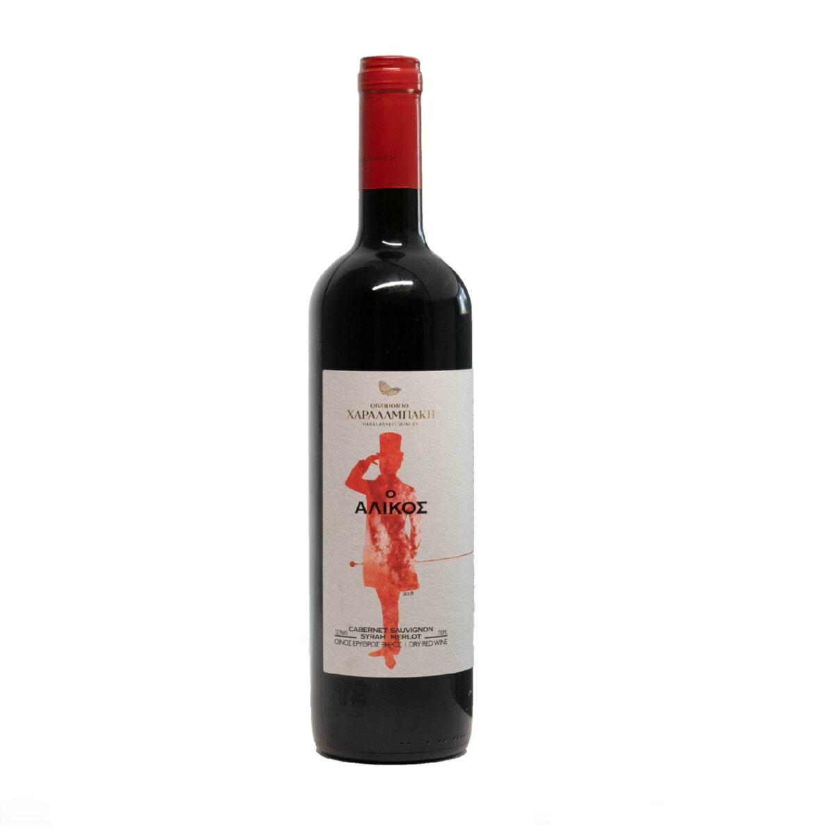 Οινοποιείο Χαραλαμπάκη, ΑΛΙΚΟΣ 2018, Syrah-Merlot-Cabernet Sauvignon, Ερυθρός Ξηρός, 750ml - Image 1