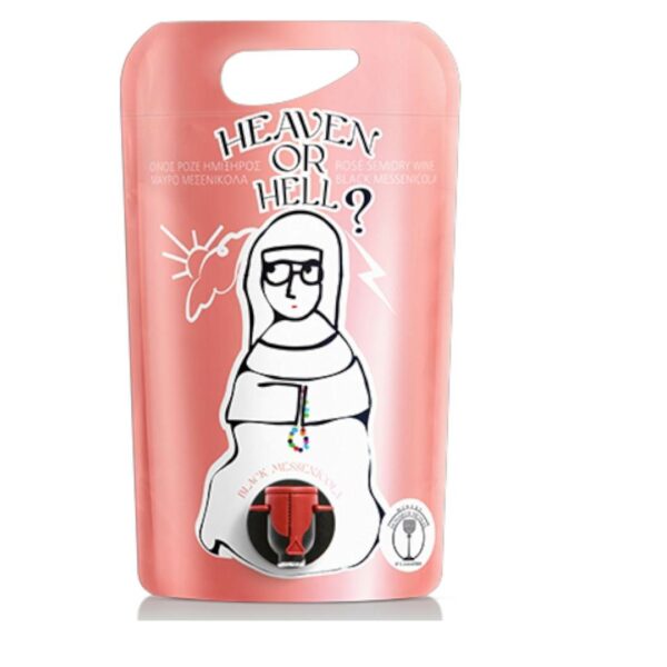 Monsieur Nicolas Oινοποιείο Heaven or Hell 2023 Ροζέ Ημίξηρος Aσκός 1.5Lt