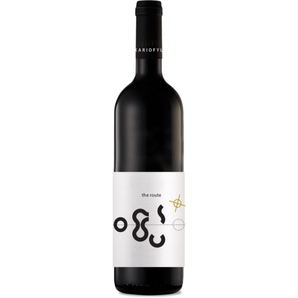 Οινοποιείο Καριοφύλλης The Route Μαυρούδι Θράκης Merlot 2023 Ερυθρός